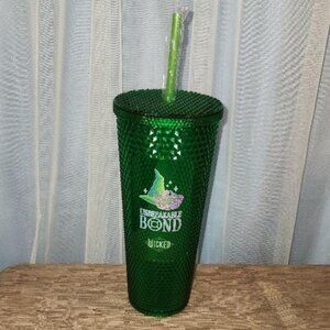 Wicked Elphaba "Unbreakable Bond" green Diamond Texture Tumbler